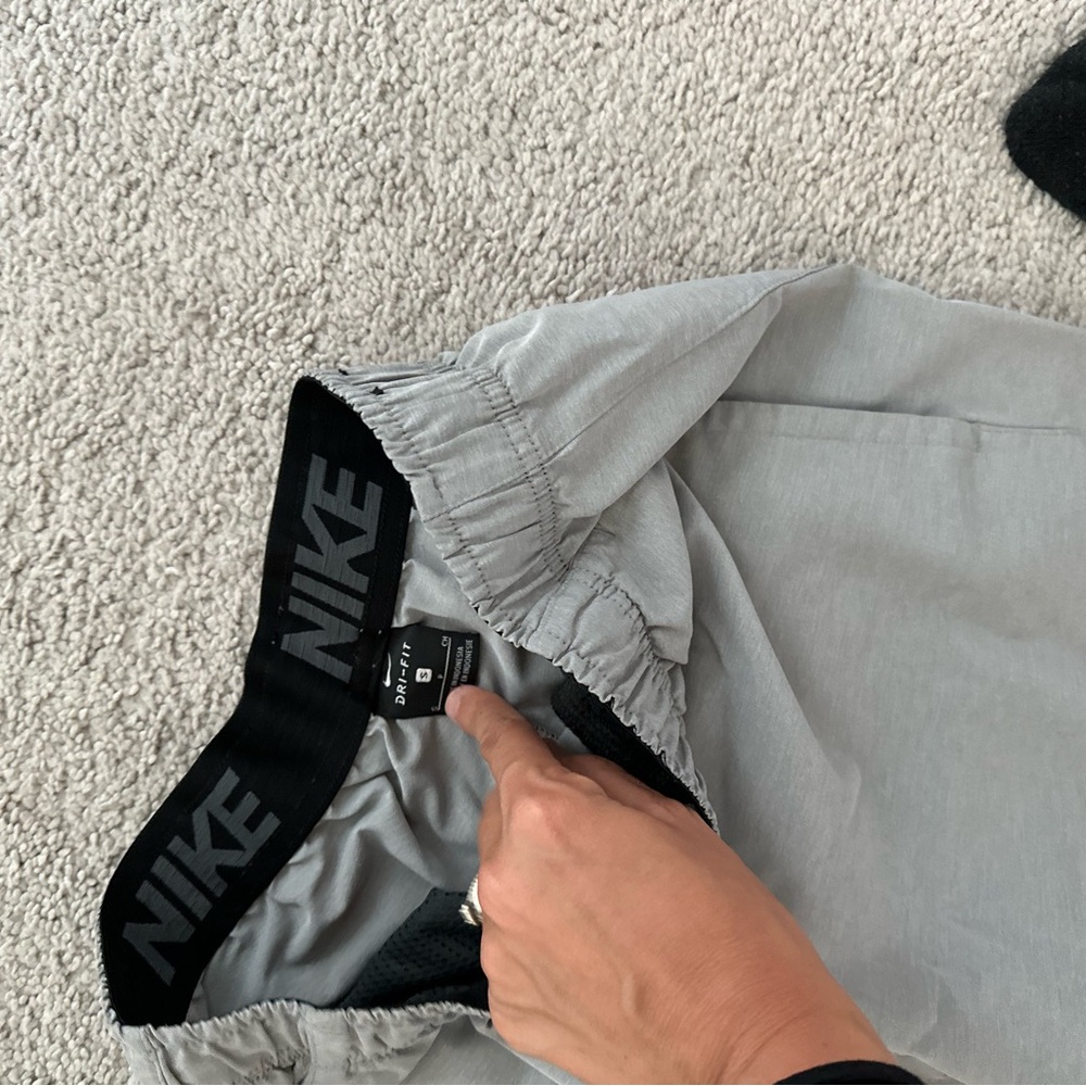 Nike Light Gray Training Shorts